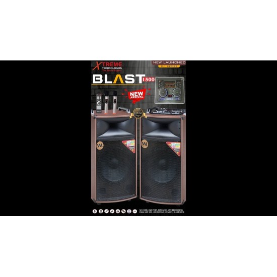 Xtreme 1500 Blast Bluetooth Portable Speaker price in Paksitan