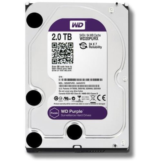 WD Purple 2TB Surveillance Hard Disk Drive price in Paksitan